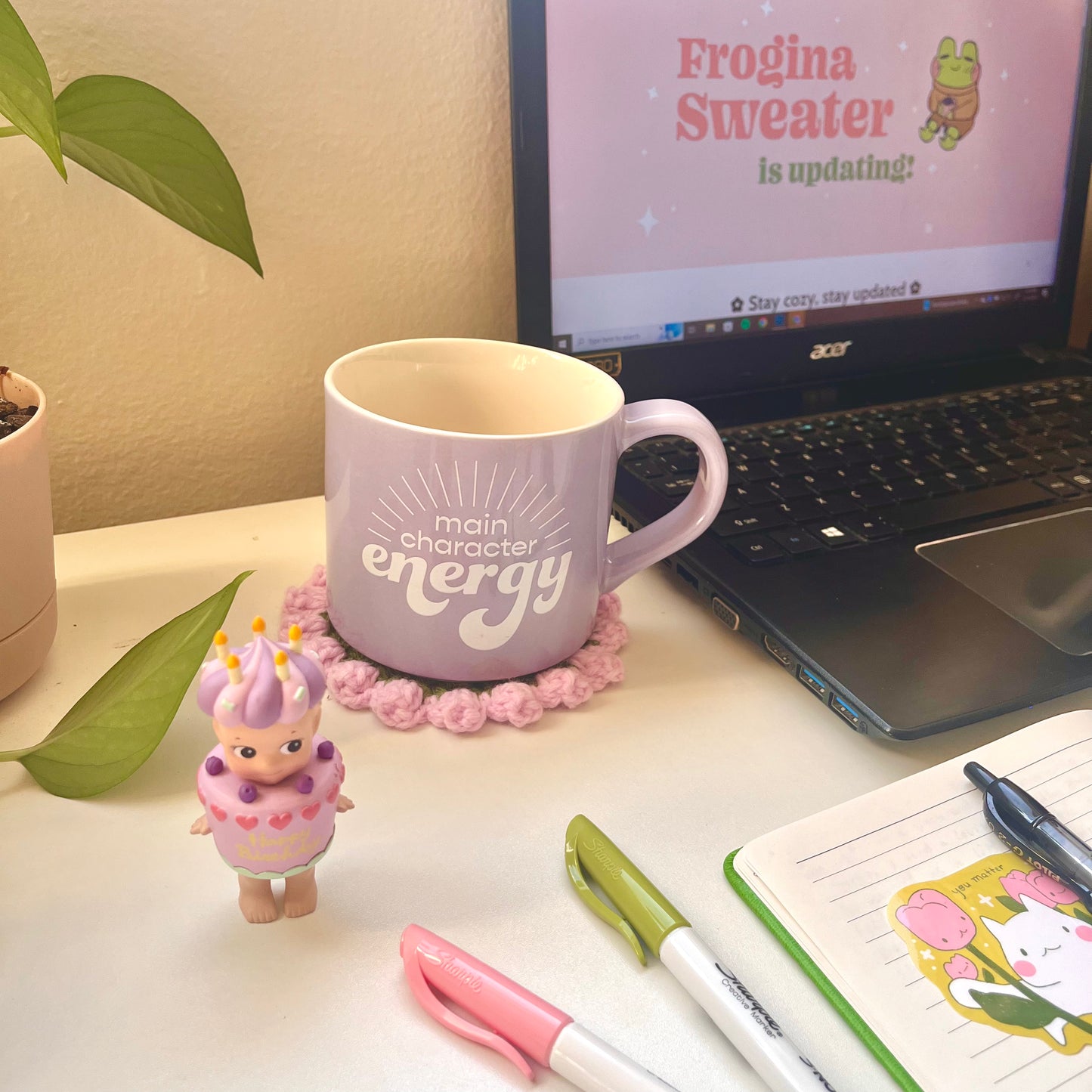 Tulip Coasters | Crochet Coaster