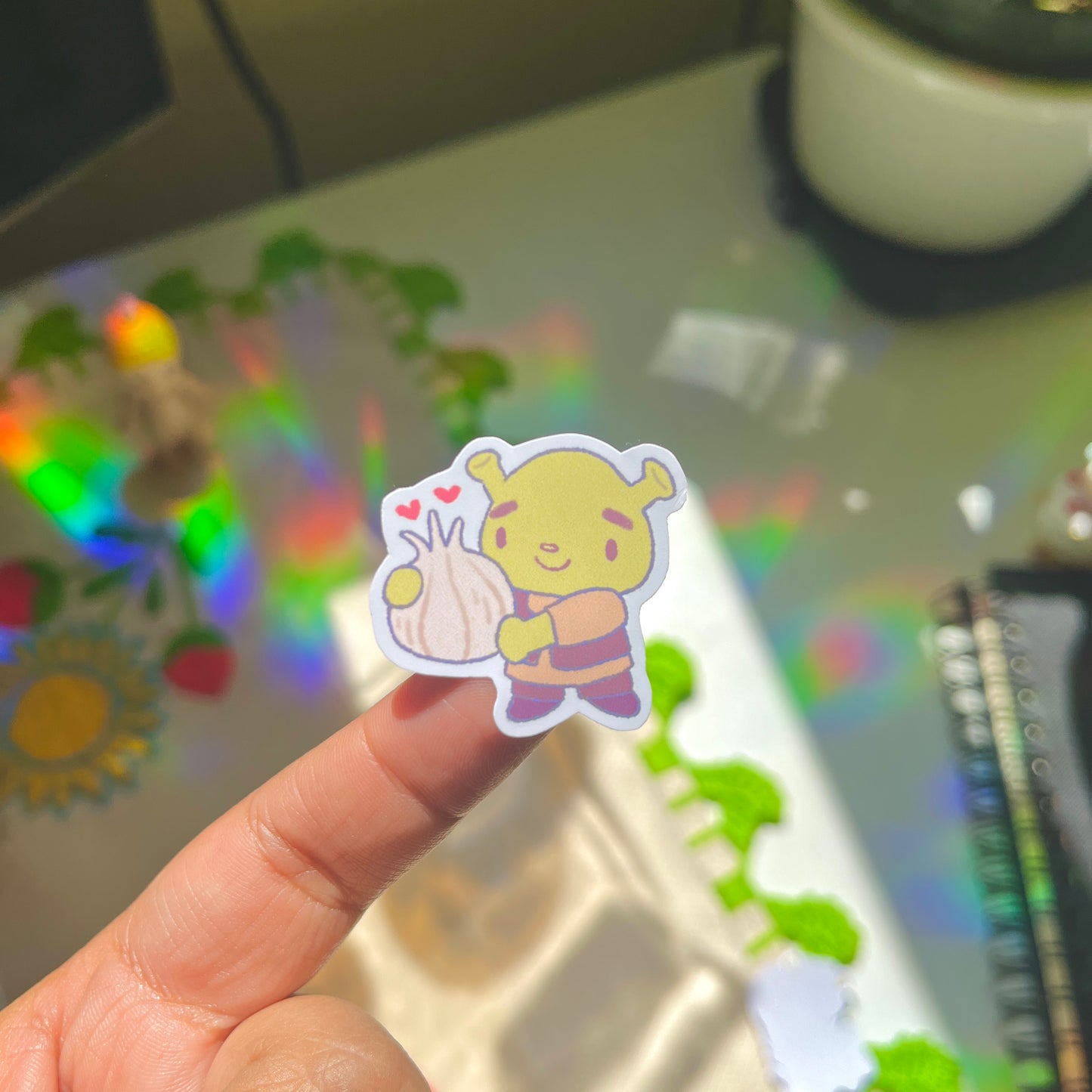 Lil Ogre Sticker Sheet | 3 inch by 4.5 inch sheet | Waterproof!