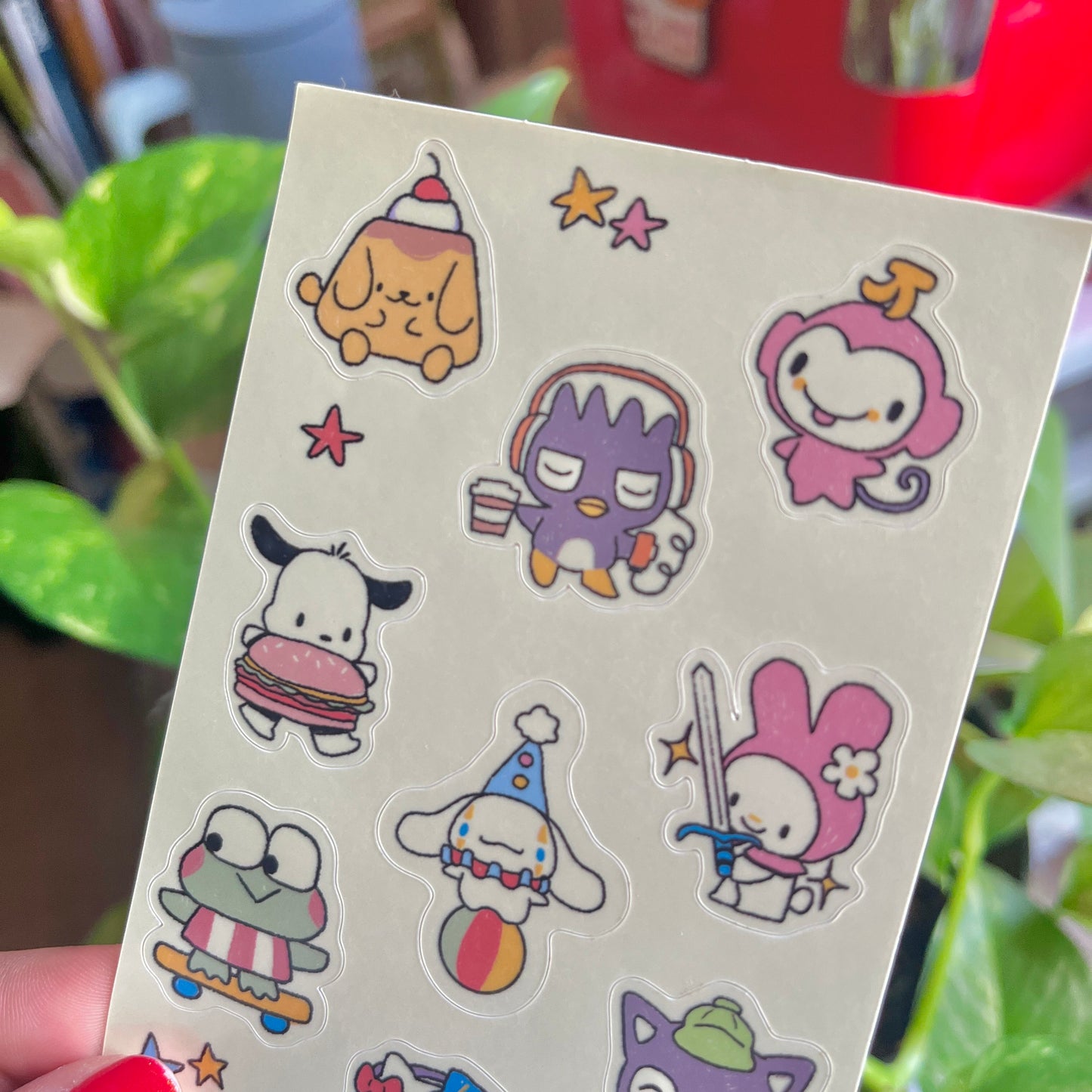 Cute Friends Stickersheet | 4 inch by 3.75 inch | Waterproof!