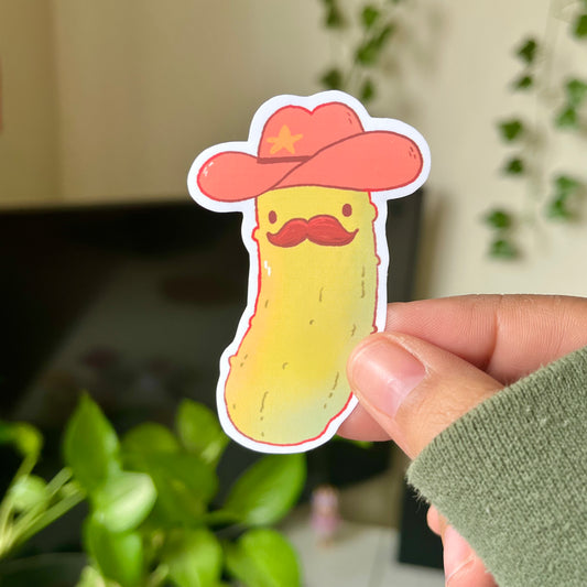 Yee Haw Pickle | Matte Waterproof Sticker