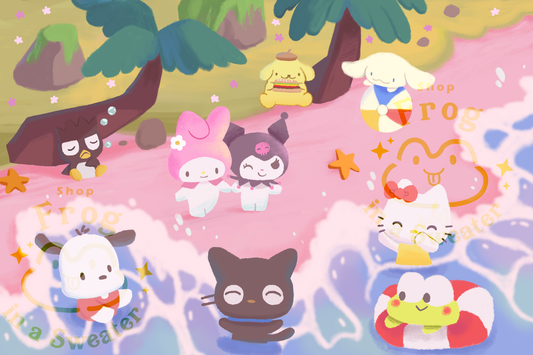 Summer Friends Postcard | 4x6 Glossy Postcard