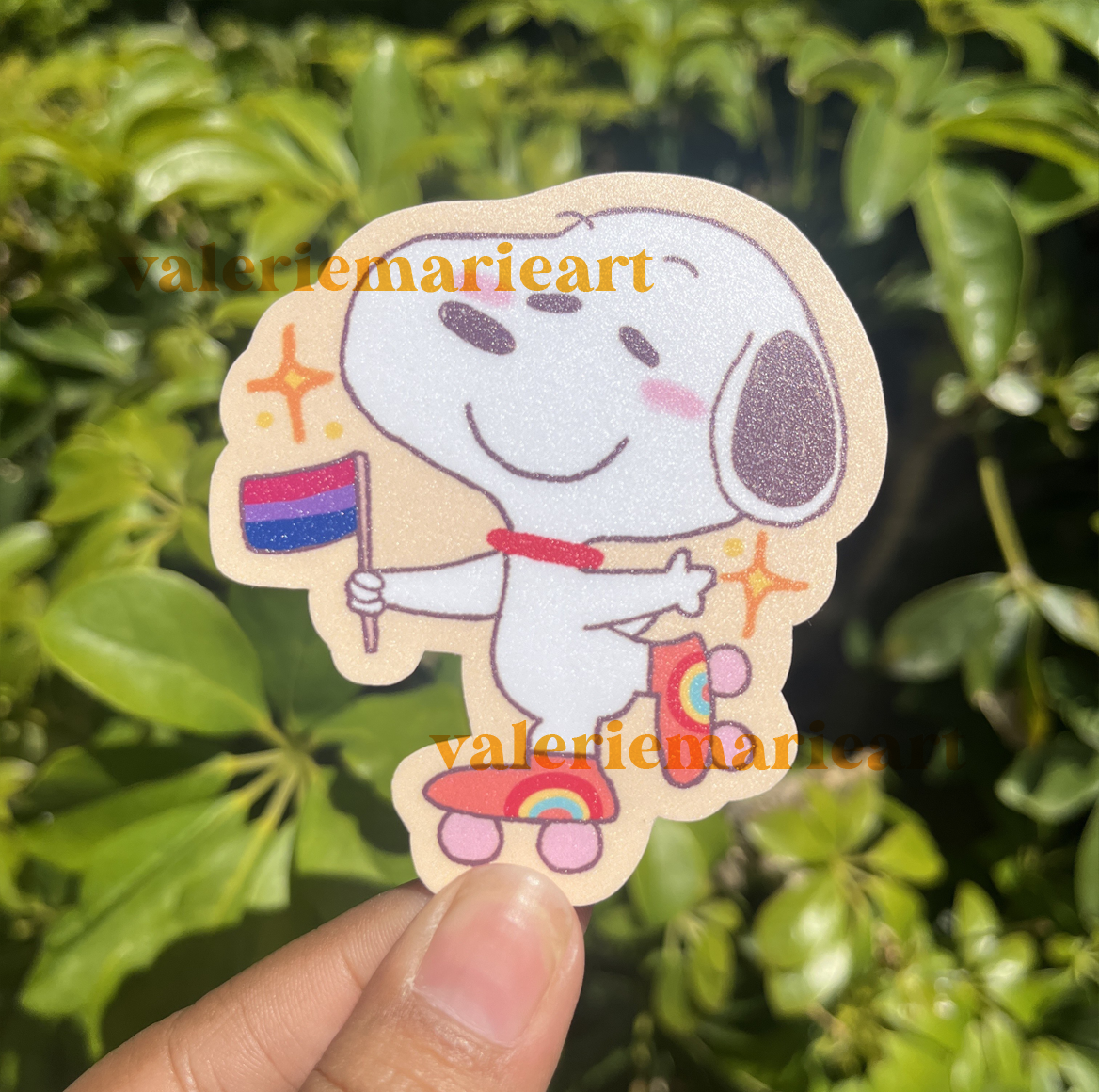 Pride Puppy! Textured Matte Sticker | Choose from 3 designs!