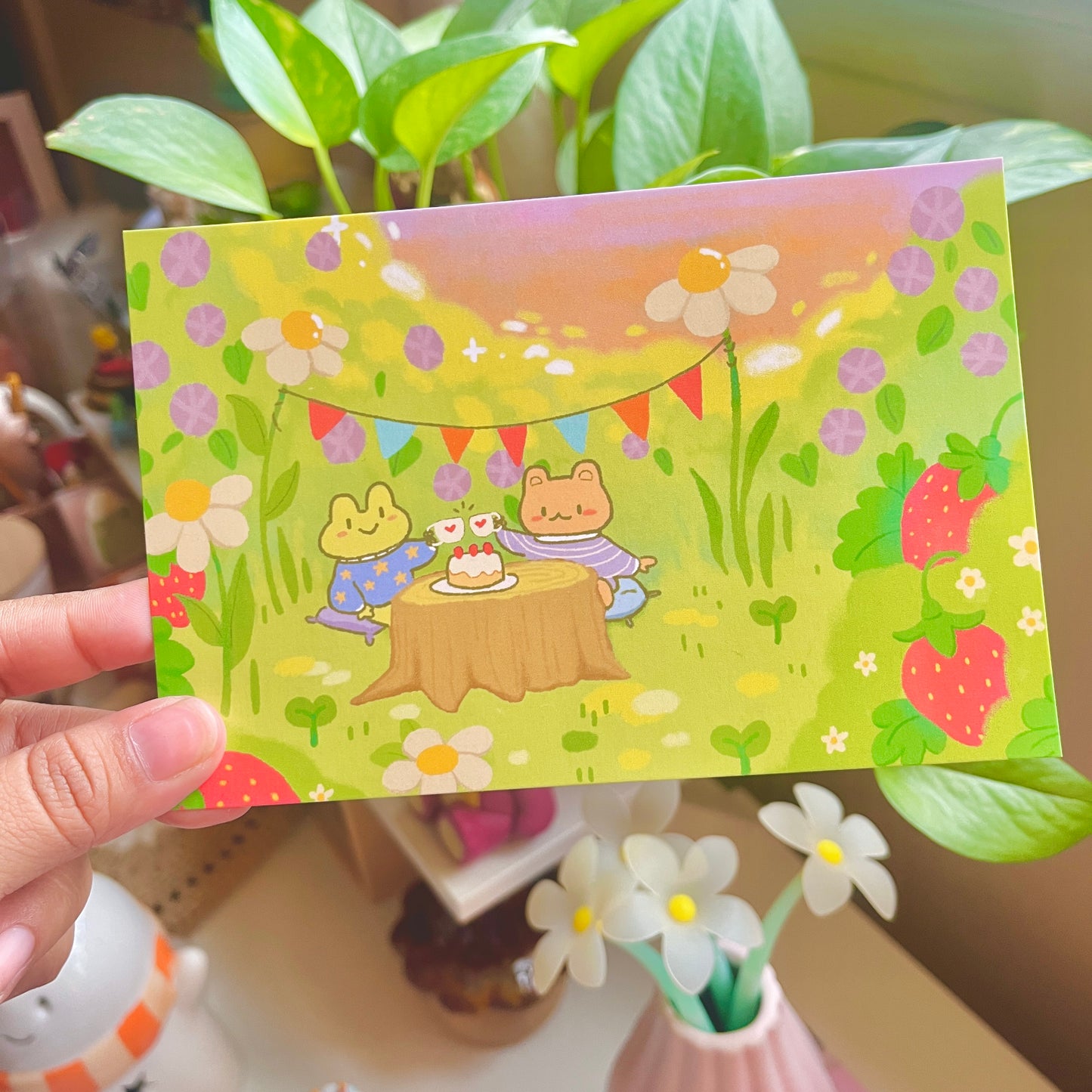 Little Garden Picnic | 4 inch by 6 inch Glossy Print