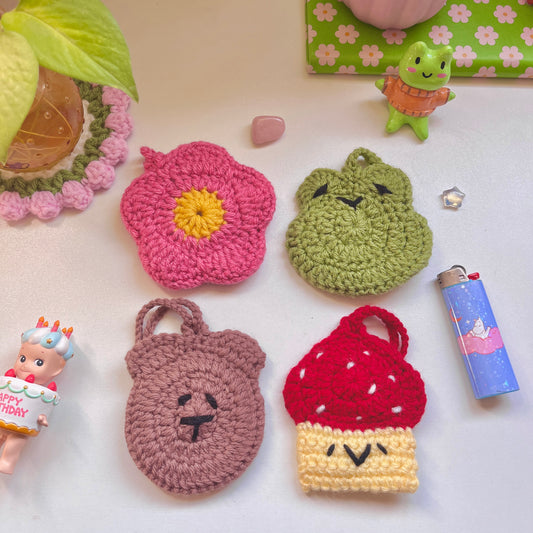 Crochet Pouches | Airpod Pouch | Chapstick Holder