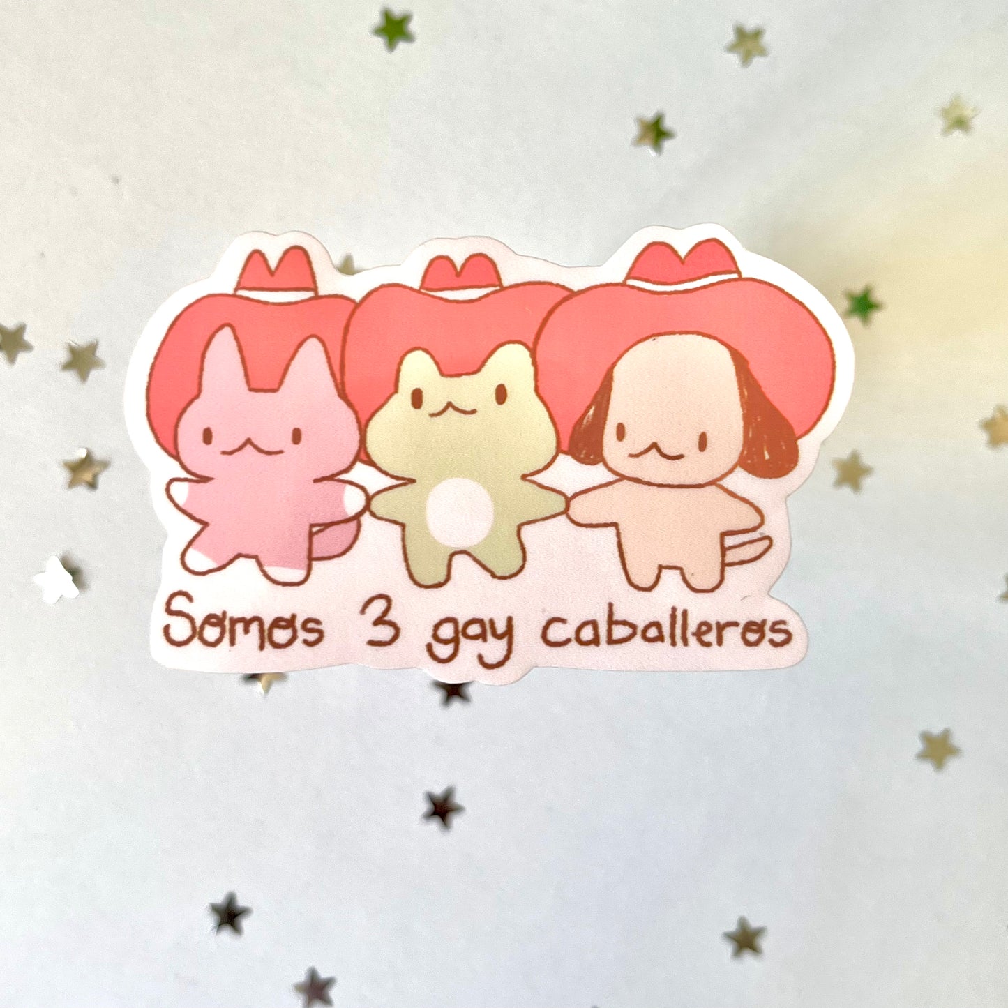 3 Gay Caballeros (Cowboys) | Matte Sticker