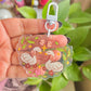 Pee pee poo poo Charm | Holographic Hearts Keychain