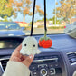 Crochet Ghost & Pumpkin Car Hang | Bag Charm