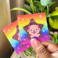 I <3 My Big Chungus Life!!1 | Starry Holographic Sticker 2.5 inch