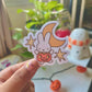 Spooky Moonlight Bunny Sticker | Textured Matte 2.5 inch sticker
