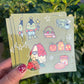 Autumn Time Stickersheet | Glossy 3.75 inch by 4 inch | Waterproof!