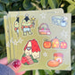 Autumn Time Stickersheet | Glossy 3.75 inch by 4 inch | Waterproof!