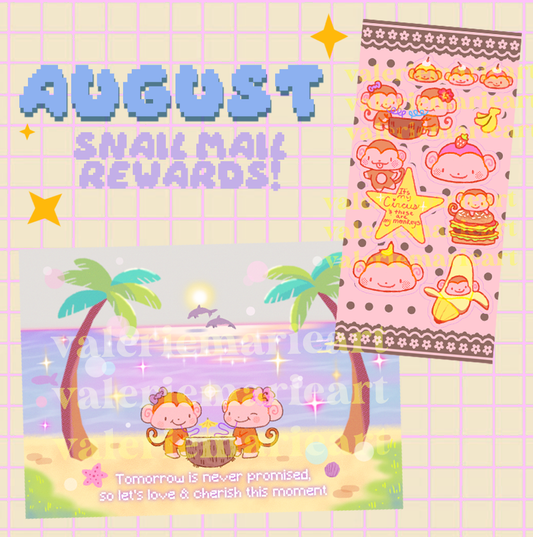 August Snail Mail Rewards | Bundle or buy each item!