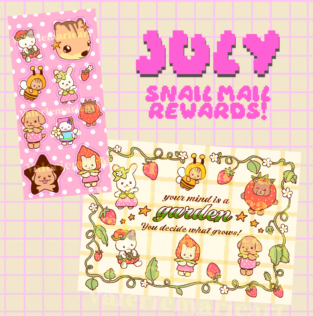 July Snail Mail Rewards | Bundle or buy each item!