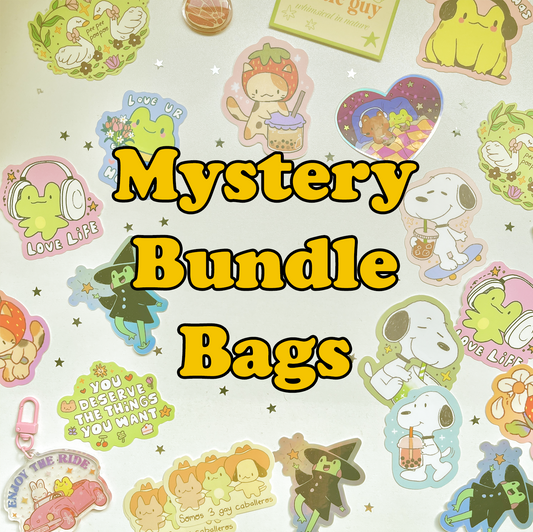 Mystery Bundles! Sticker Grab Bag | Print & Sticker Bundle Bags