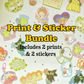 Mystery Bundles! Sticker Grab Bag | Print & Sticker Bundle Bags