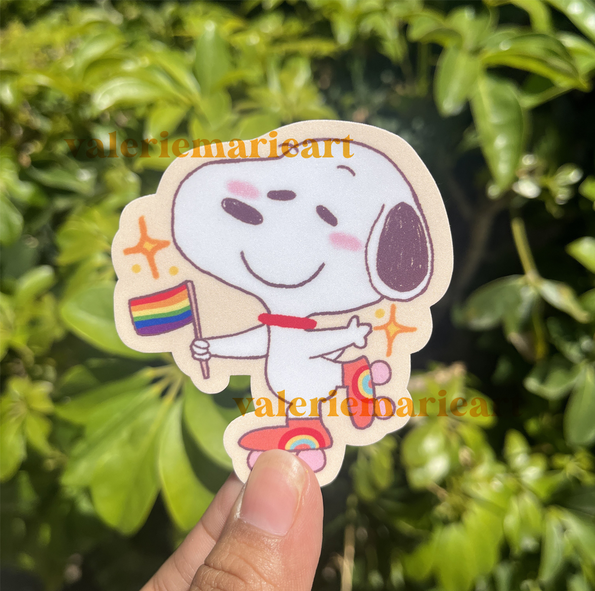 Pride Puppy! Textured Matte Sticker | Choose from 3 designs!