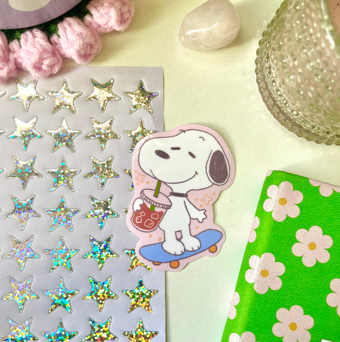 Little Puppy Matte Stickers | Waterproof & Outdoor Safe