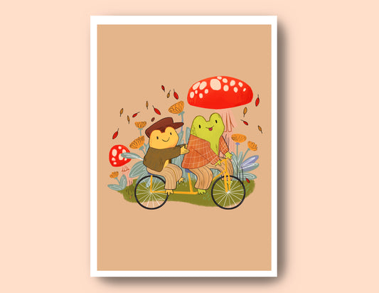 Frog and Toad Art Print | 5x7 Print