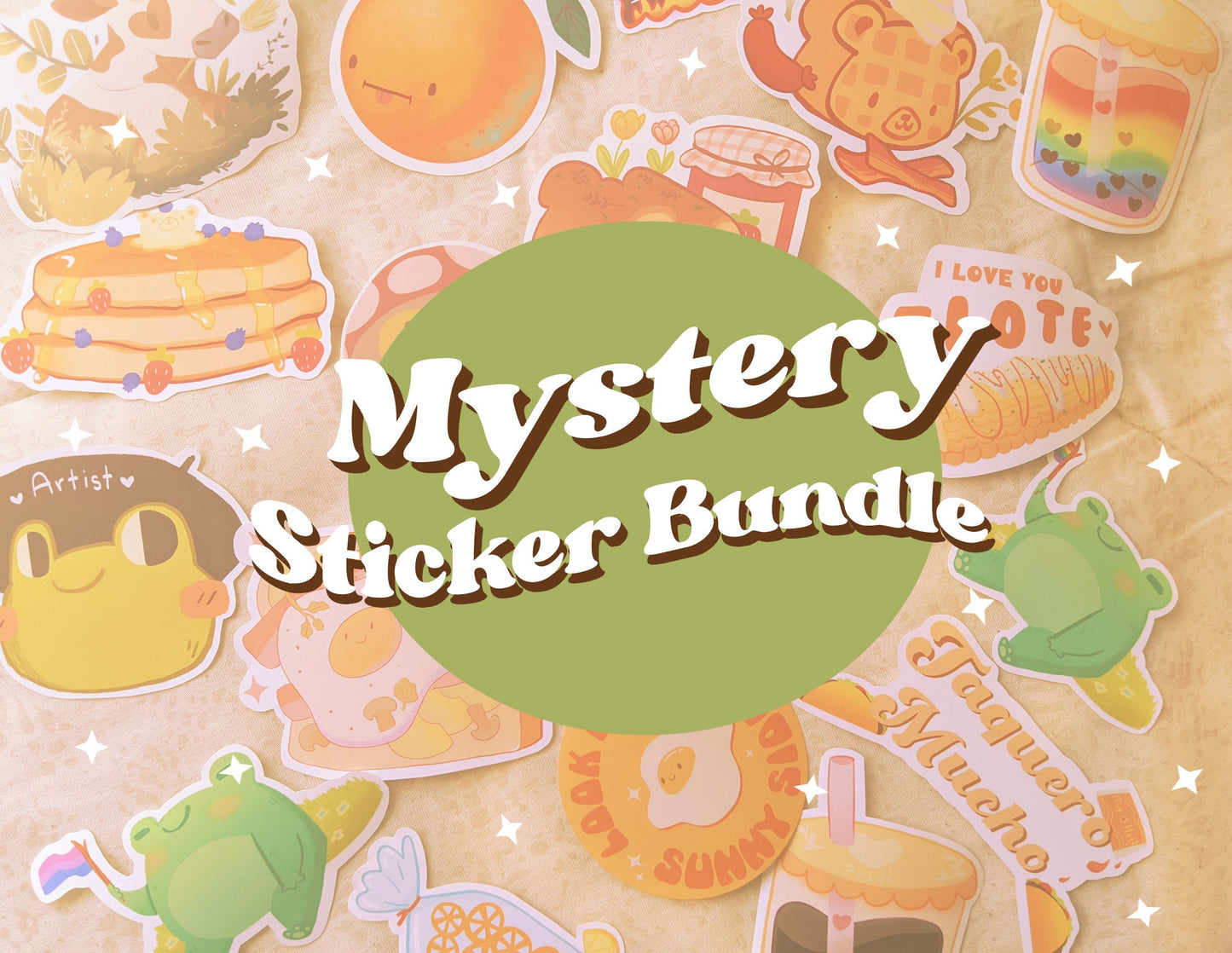 Mystery Sticker Bundle | FroginaSweater Sticker Grab Bag