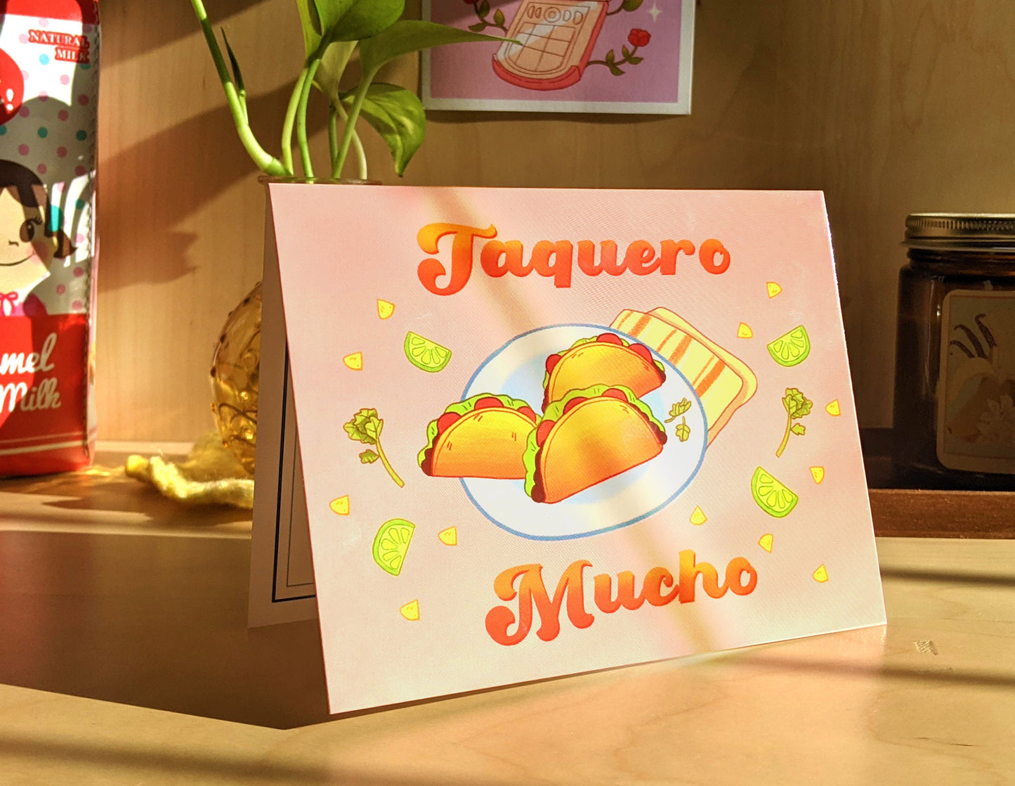 Taquero Mucho Greeting Card | Envelope Included
