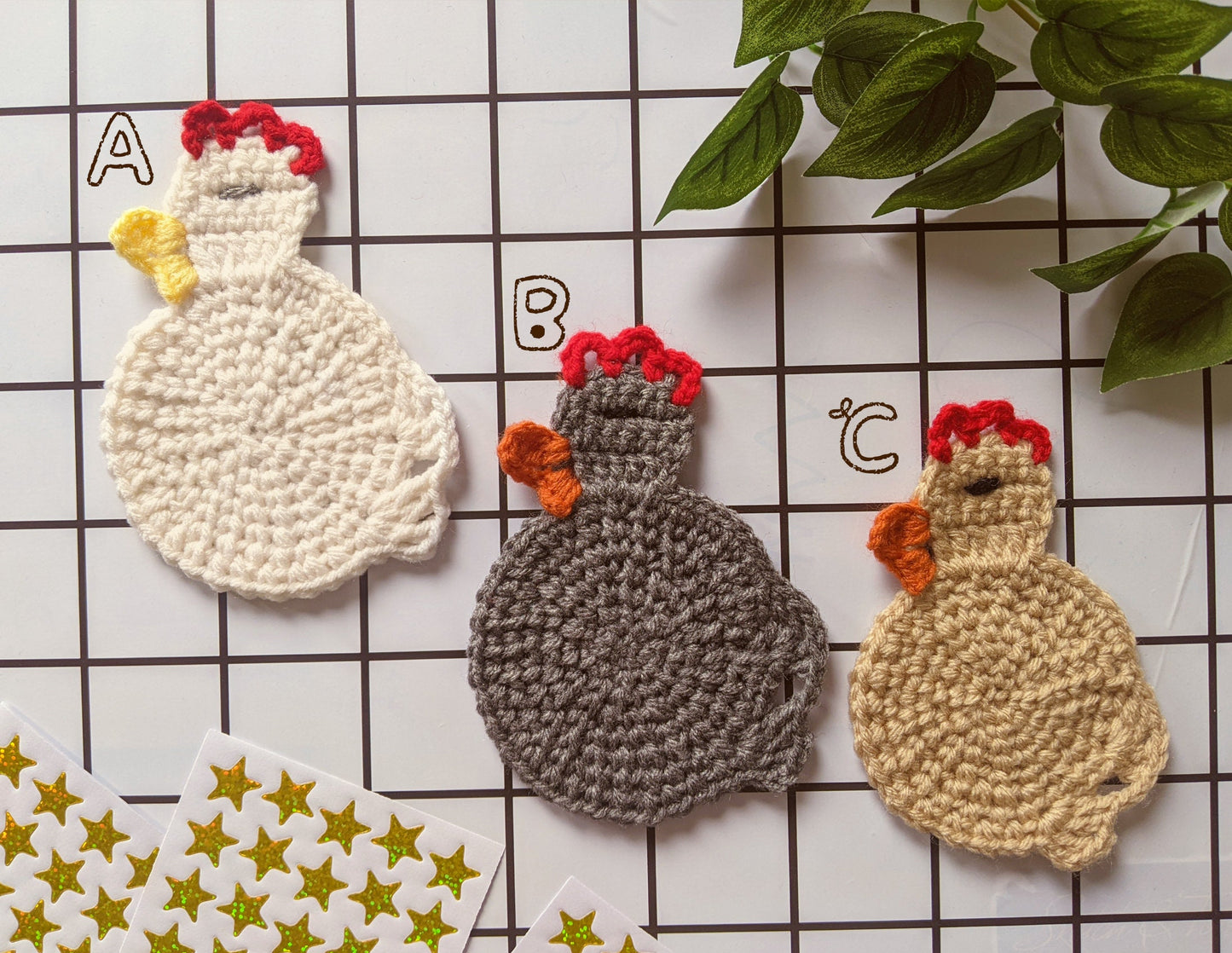 Crochet Coasters Animals and Flowers | Froginasweater's Crochet Coasters