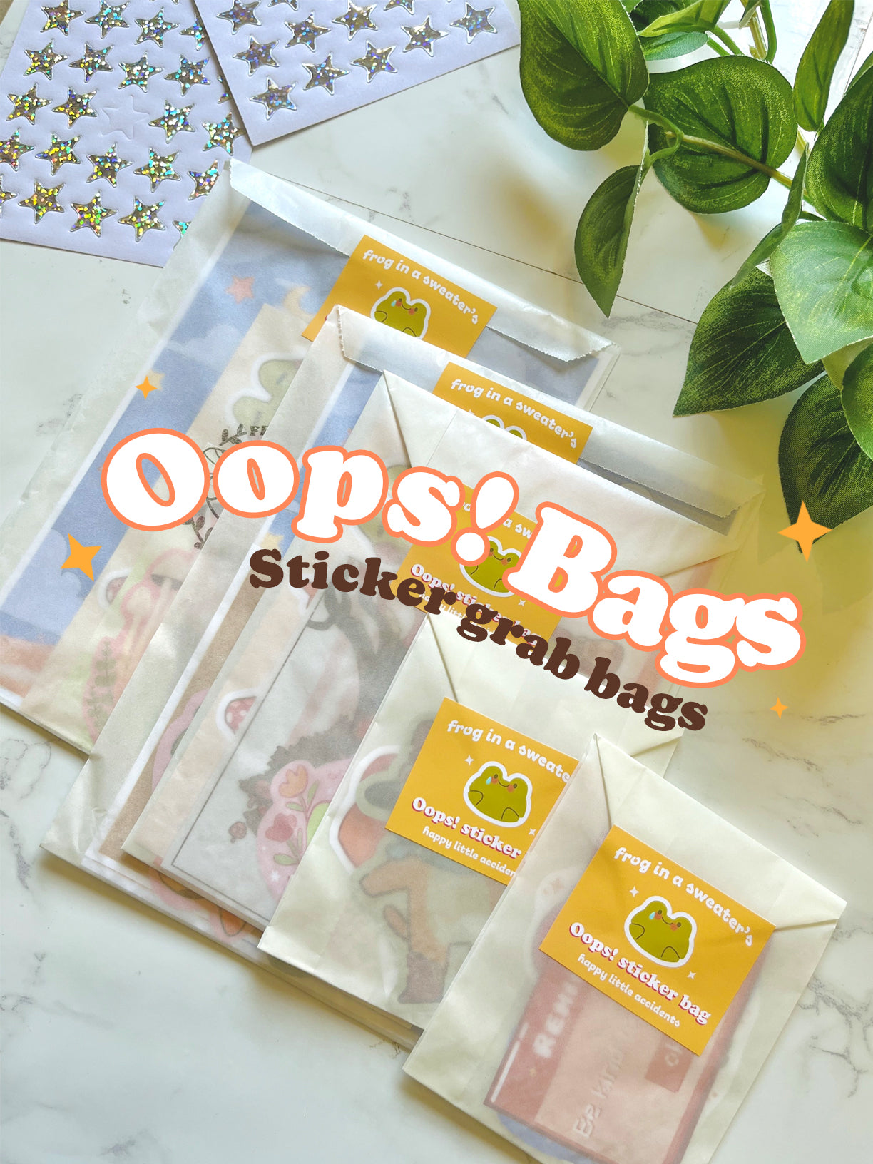 Oops! Sticker Bags